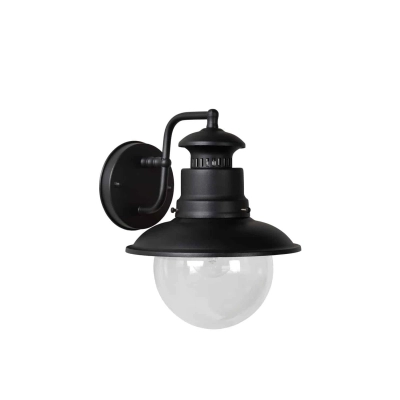 lafabryka.pl Kinkiet FIGO Ø 21,3 cm 1xE27 IP44 Black 11811/01/30 Lucide